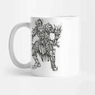 necromancer warrior Mug